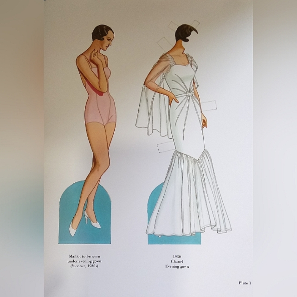 Uncut/Like New Paper Dolls Book: Great Fashion Designs of the Thirties - Picture 4 of 7